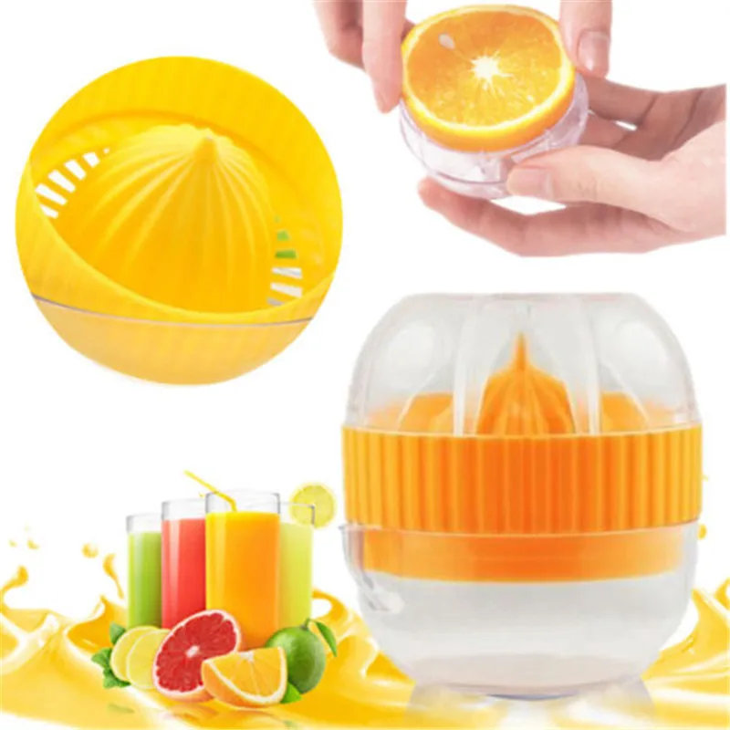 И модный мини фруктовый пресс соковыжималка пластиковая соковыжималка сок лимон ручной для цитрусовых рук