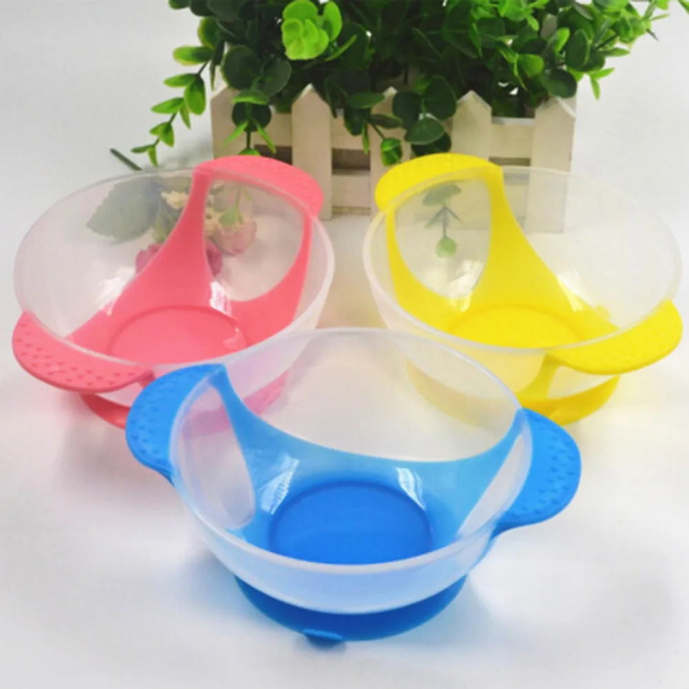 

Slip-resistant Wall Suction Child Tableware Baby Kids Sucker Dishes Gravity Bowl