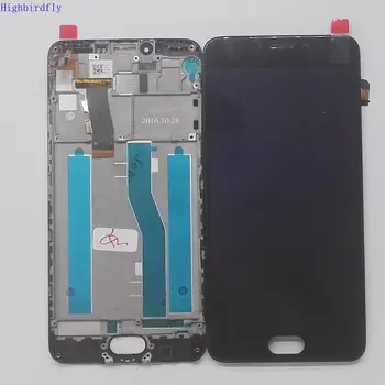 

Highbirdfly For Meizu M5 M611H M611D M611Y M611A Lcd Screen display+Touch Glass Digitizer With Frame Together Repair Broken lcd