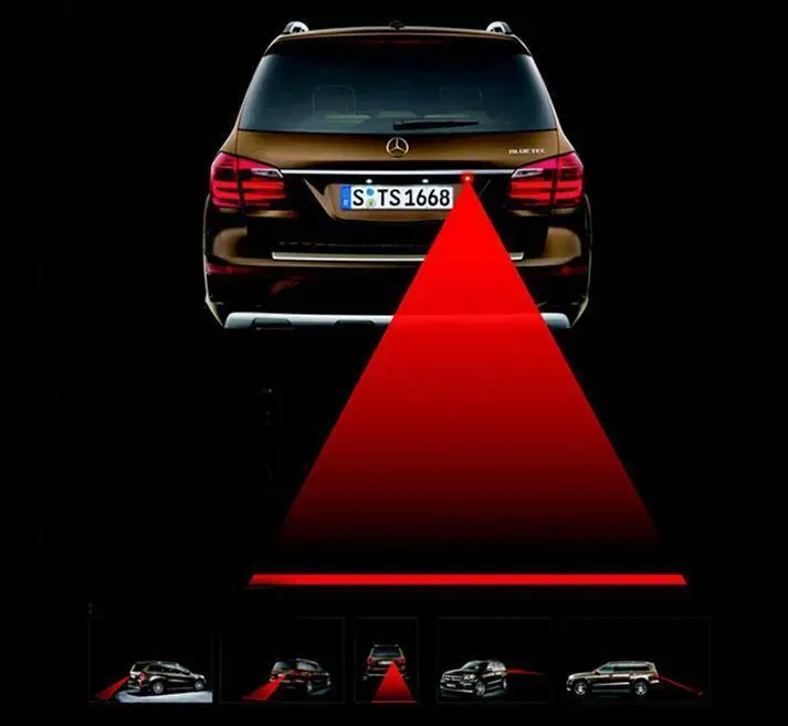 

Anti Collision Rear-end car Laser Warning Light LED Back Rear Warning reverse Auto Rearing Warning Light