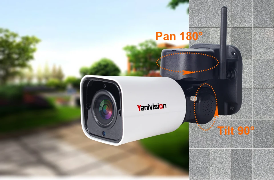 Камера видеонаблюдения 1080P 2 Мп PTZ IP Wi Fi беспроводная водонепроницаемая 4 кратный