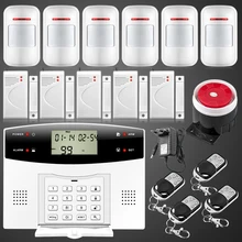 Fuers GSM PSTN Главная охранной сигнализации с ЖК Клавиатура Беспроводная GSM Сигнализация Пульт Дистанционного Управления Охранной Сигнализации