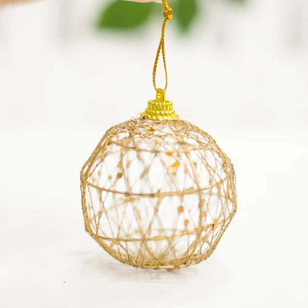 6Pcs Christmas Tree Ball Decorations for DIY Xmas Party Wedding Ball Baubles Hanging Ornament for Home Christmas Decoration#10