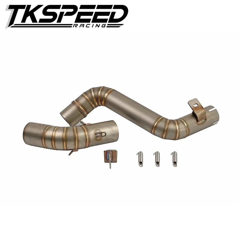 

50.8mm Motorcycle Exhaust Middle Mid Pipe Head Connect Link Pipe For KTM200/390 Middle of motorcycle exhaust pipe