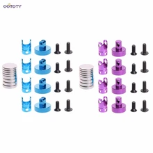 New 4pcs HSP Magnetic Stealth Invisible Body Post Mount for 1 10 AXIAL SCX10 RC Car
