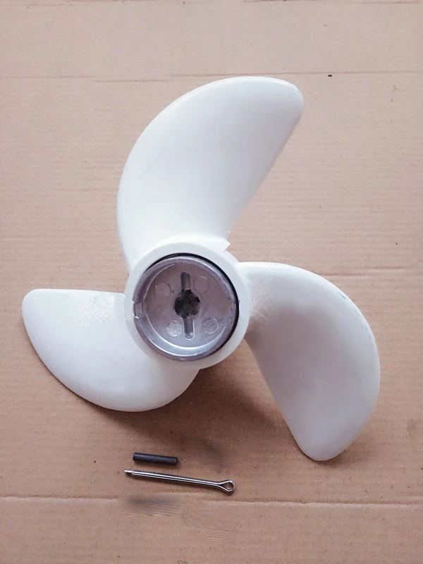 Aluminium Propeller 3 Blades for Outboard Boat Motor Hangkai 2HP 3.5HP