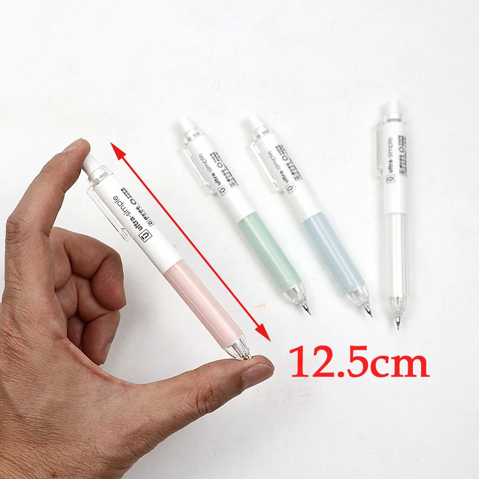 3pcs 0.5/0.7mm Cute Mechanical Automatic Pencils Erasers School Writing SupplyJD 