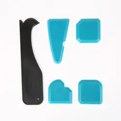 5-часть Шпаклевка Tool Kit конопатить отделочный герметик силиконовые Затирка скребок для удаления дома и сада инструментов