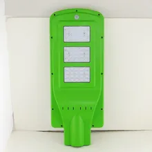 Всего один открытый LEDstreet лампы 20 Вт 40 Вт 60 Вт легкий контроль времени радар Датчик интегрированной солнечной уличный фонарь Дорога лампы