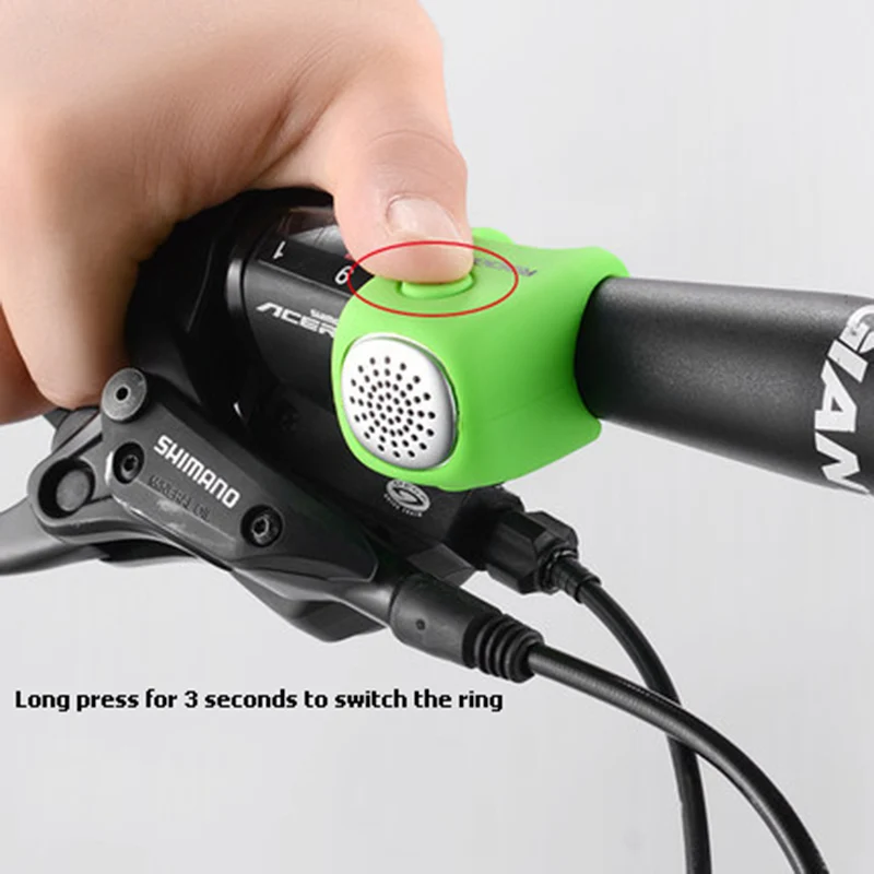 Cycling Bike Electric Bell Rainproof Bells MTB Road Bicycle Handlebar Silica Gel Bell Super Loud Safety Bicycle Alarm RK0043 (9)