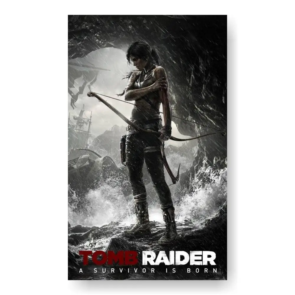 Постер Фильма Tomb Raider 2018 Alicia Vikander глянцевая отделка FIL759 (24 &quotx 36&quot (60x90