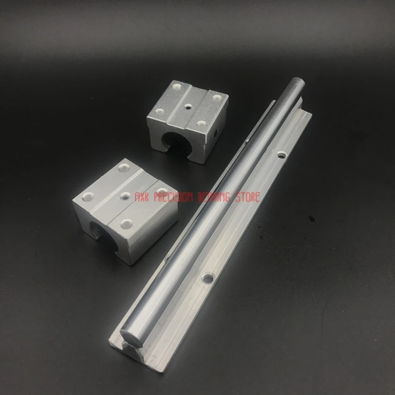 YAYANG Linear Guides Rail de Guidage lin/éaire de SBR10 200 300 350 450mm 4pcs SBR10 lin/éaire des Blocs de palier for CNC lin/éaire Rail de Guidage ferroviaire SBR10 600 Durable Parts