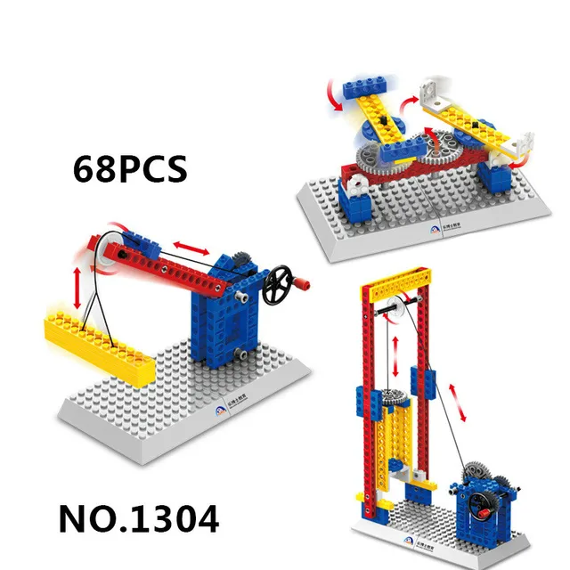 Mechanical Gear Technical Building Block Engineering Children Science