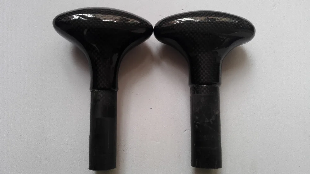 3k carbon fiber SUP paddle handle paddle head plug on sup board carbon grip