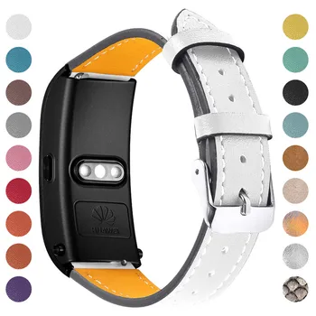 

18mm Leather Wrist Strap for Huawei B5 Watchband Bracelet Watchstrap for Huawei B5 Watch Replacement watchband Accessories 30pcs