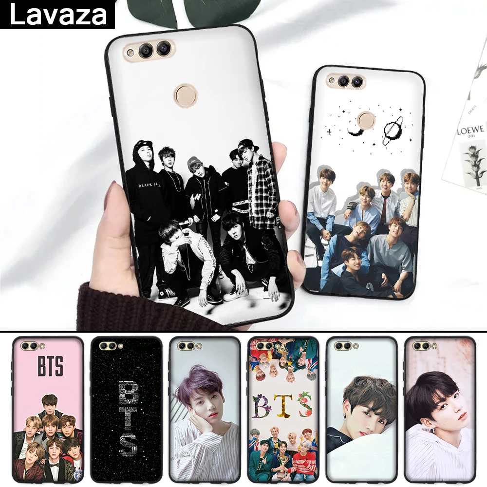 

Lavaza bts Popular combination Silicone Case for Huawei Honor 6A 7A 3GB Pro 7X 8 Lite 8X 8C 9 Note 10