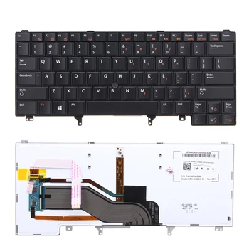

Backlit Laptop Keyboard for Dell Latitude E6320 E6320 E6420 E6430 E6440 E5420 E5430 Replacement English Notebook Keyboard