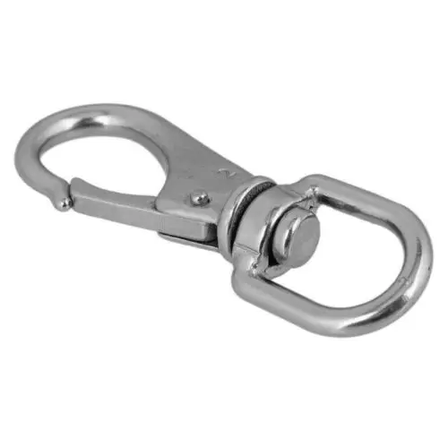 Шарнирный крючок с пружиной для морской лодки Размер 2 # M6 304 нержавеющая сталь