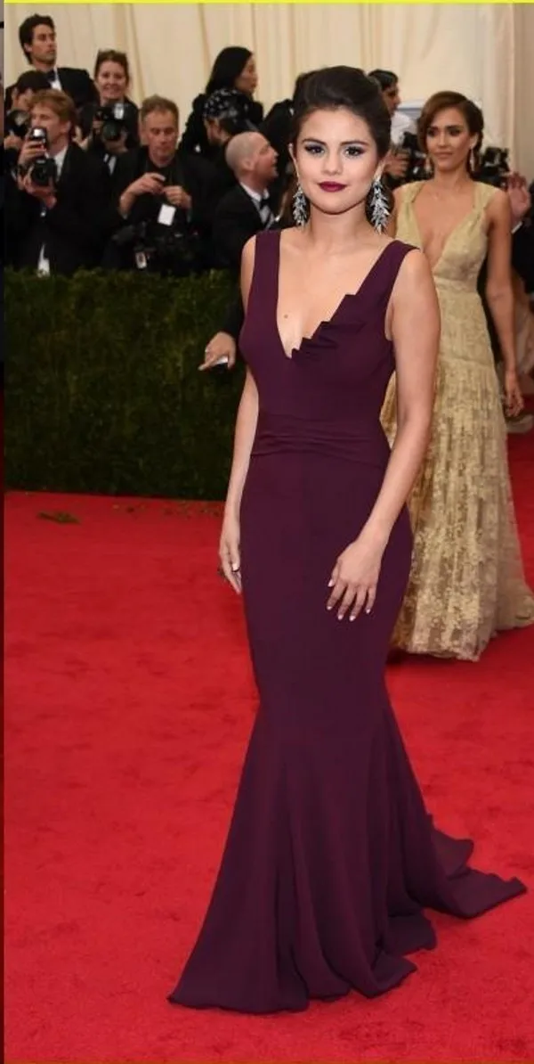 met gala purple dress