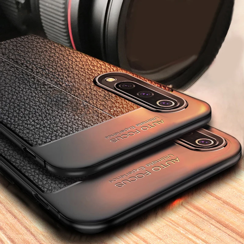 

Hacrin Case for Xiaomi Mi 9 Case Leather Texture TPU Soft Protective bumper Rubber Cover case for Xiaomi Mi 9 se Mi9 Phone Cases