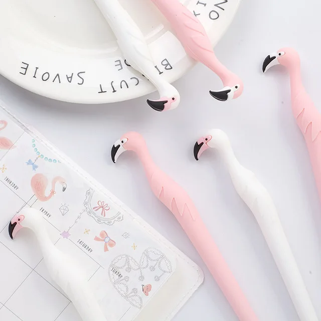Flamingo-gel-pen-Cartoon-caneta-Kawaii-lapices-canetas-stationary-boligrafo-kalem-stylo-papelaria-cute-pens-papeterie.jpg_640x640