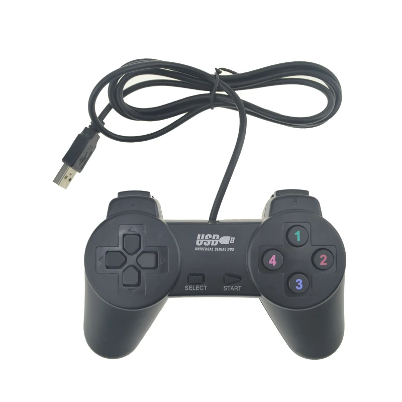 Wired USB Gamepad Joystick Joypad Game Controller For Game Console For Win9X / 2000 / XP / 7 / 8 / 10 Controle цена Wired USB Gamepad Joystick Joypad Game Controller For Game Console For Win9X / 2000 / XP / 7 / 8 / 10 Controle цены онлайн
