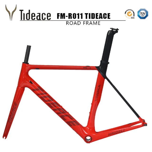 $US $386.18 2018 Tideace carbon fiber bicycle frame Di2&Mechanical racing bike carbon road frame+fork+seatpost+