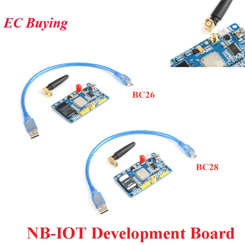 

NB-IOT BC26 BC28 IOT Development Board Compatible with M26 Module GSM/GPRS Communication TCP CoAP MQTT Global Frequency Band