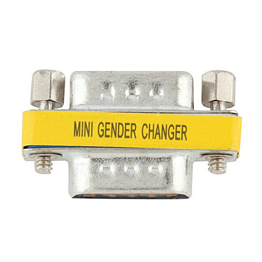2020 новейший оригинальный DB9 9Pin/Male к Male/Mini Gender Changer адаптер RS232 серийный