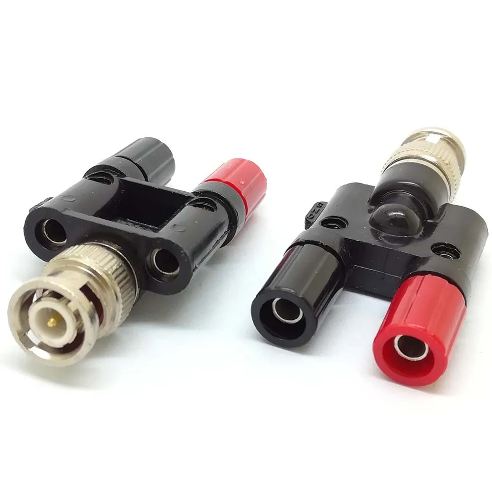 New Camera BNC Male to Double Banana Female Jack Coax RF