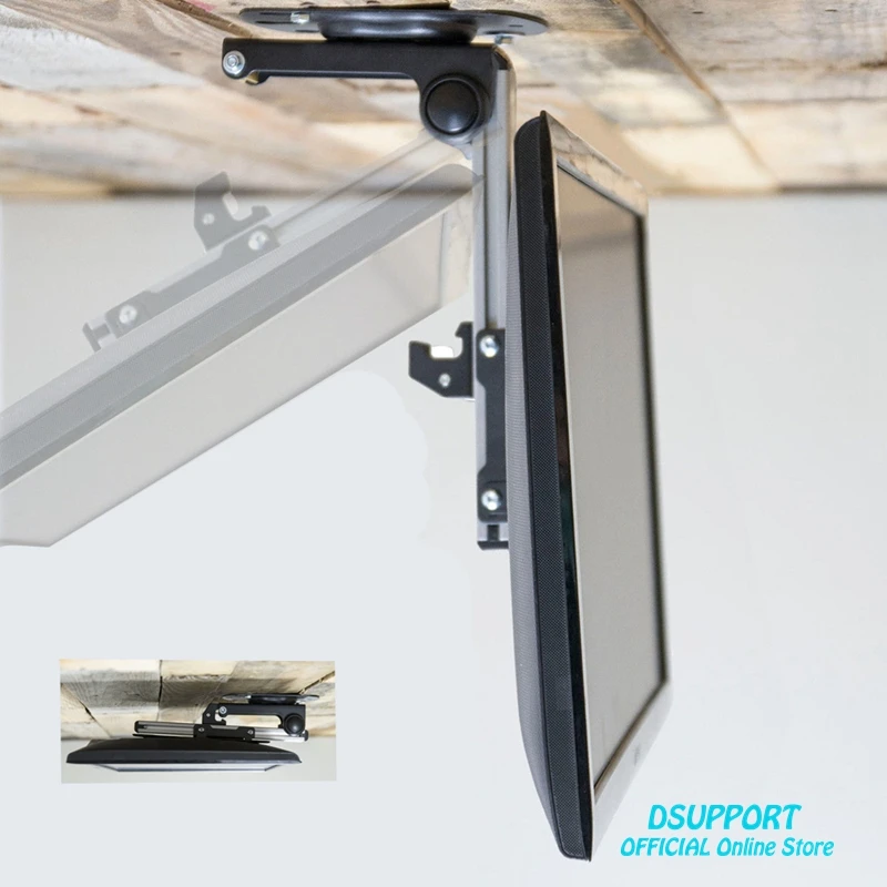 

Foldable Car Ceiling 14-37 inch Screen LED LCD Monitor Holder TV Mount Hanger Wall Mount Rack Cabinet Mount TV Holder