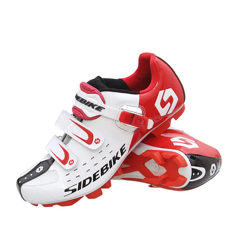 SIDEBIKE Zapatillas Deportivas Hombre Bicicleta Sapatilha Zapatos Ciclismo обувь для горного велоспорта мужские кроссовки - Цвет: Белый