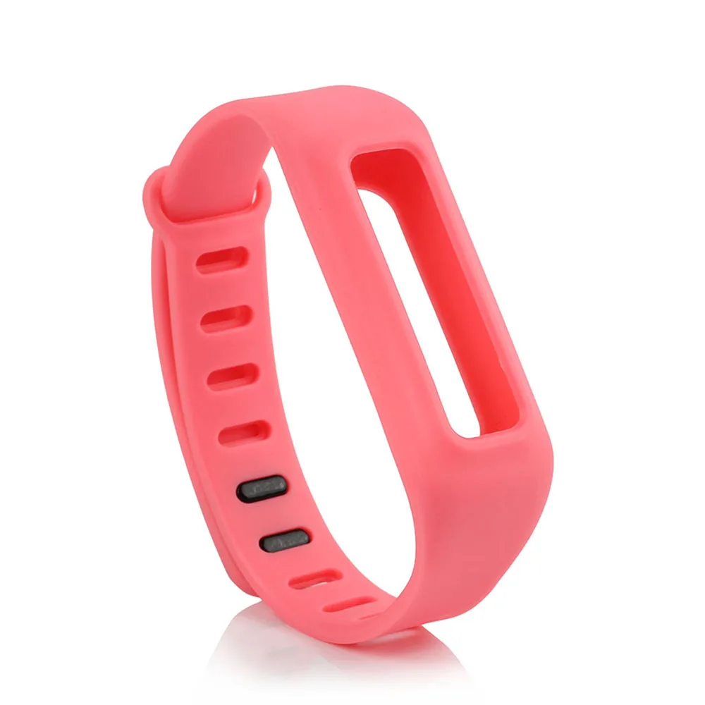 FBONESS) много цветов силикон умный сменный Браслет сменный ремешок аксессуары для Fitbit One No Tracker - Цвет: Pink