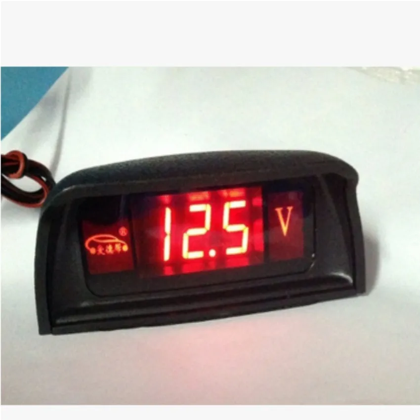 car volt meter High precision led number colorful screen gauge for all