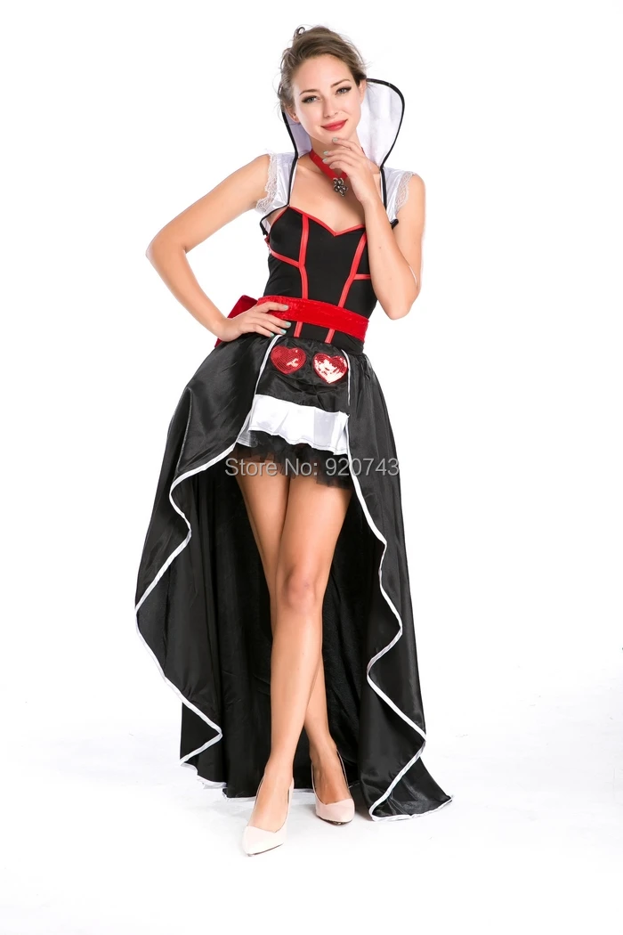 Роскошные платья на Хэллоуин с длинными рукавами сексуальное нарядное платье королевы M4724