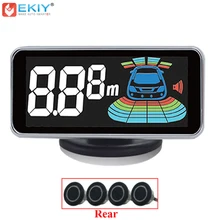 EKIY Parking Sensor 4 Sensors Digital LED Car Reversing Radar Auto Parking Detector Parking Assistance Kit