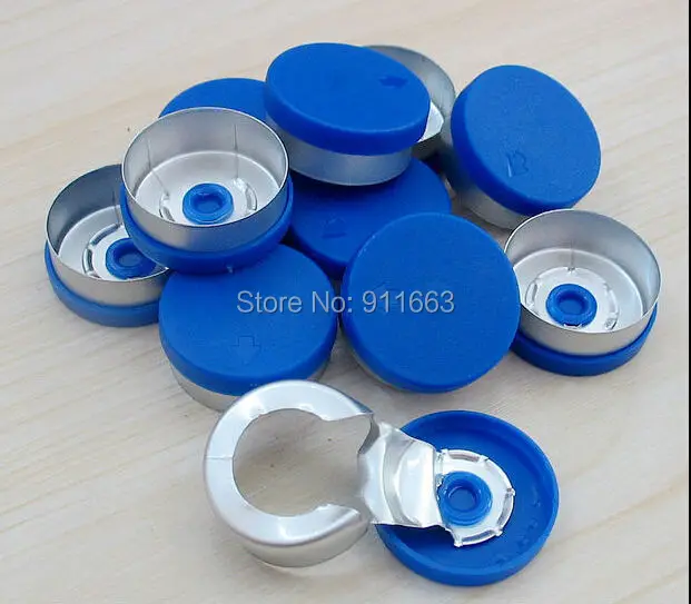 20mm blue flip off caps