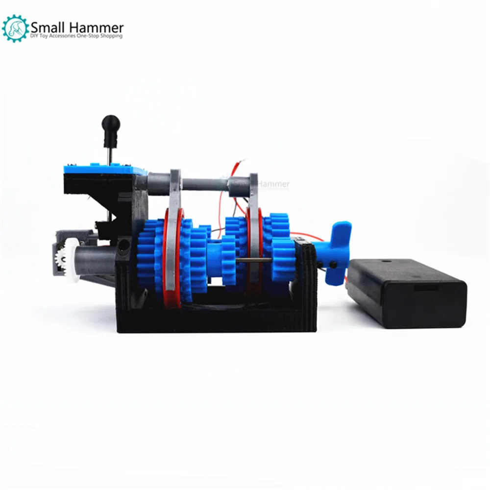 Четырехскоростная коробка передач(без заднего хода) Простая модель моделирования 3D печать производство
