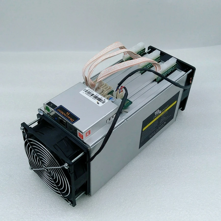 Б/у BTC BCH miner INNOSILICON Dragonmint T1 15TH/s SHA256 Asic с БП лучше чем Whatsminer M3 M10 antminer S9 S11 S15 T15