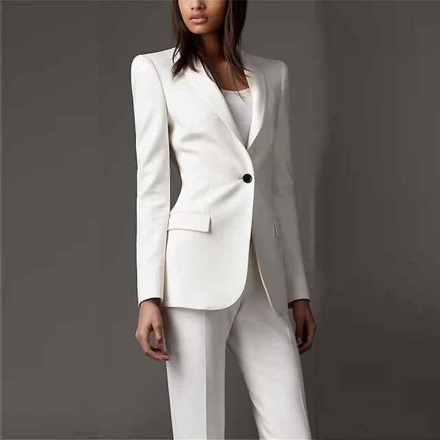 white formal attire for women