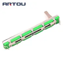 75 мм микшер фейдер 10K двойное прямое скольжение потенциометра B103