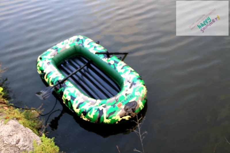 Камуфляжная печать ПВХ лодка прочный 0,35 мм 2 человек надувная лодка для отдыха водный бассейн Река Озеро плоты