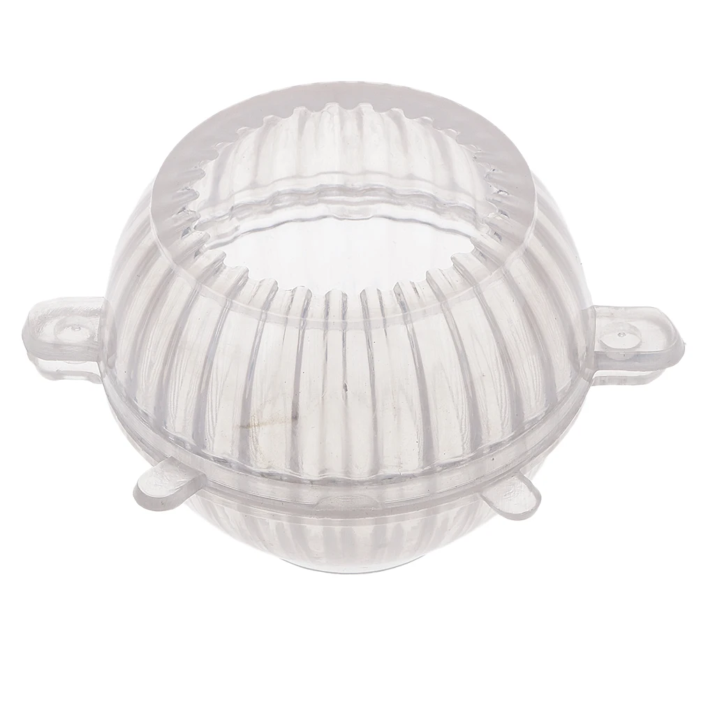 Striped Round Flat Ball Shape Candle Mould Soap Mold for Candle Making DIY Craft