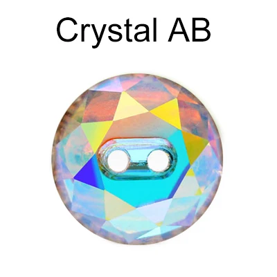 Astrobox 5pcs 12mm K9 glass type Round Rhinestones crystal buttons Fabric Decorating/ Apparel Sewing buckle Accessory Crystal AB