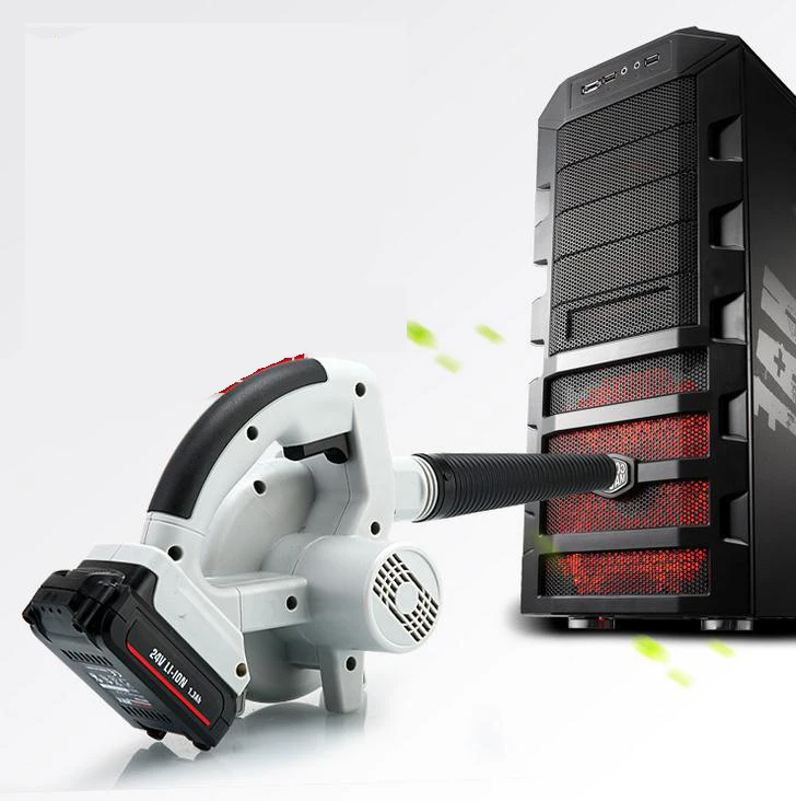 

24V 6 Speed Electric Air Blower Vacuum Blowing Dust Collector Hand leaf Blower 2 in 1 Fan Computer Cleaner