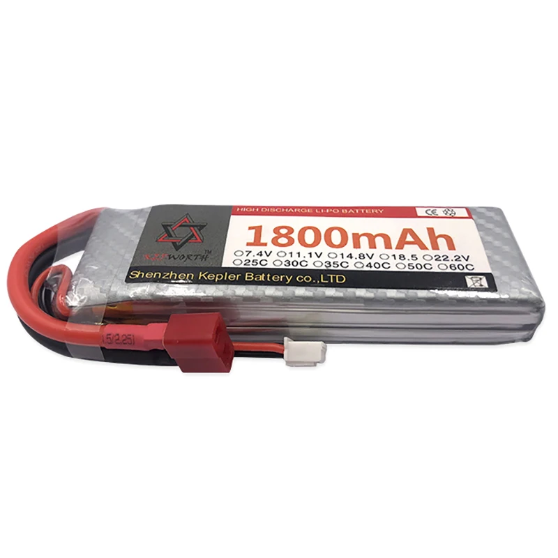 Провод с силикатной гелевой Батарея 2S 3S 4S 7 4 V 11 1 14 8 25/40/60C 1800 2600 3000 4500 5000 6000 мАч для