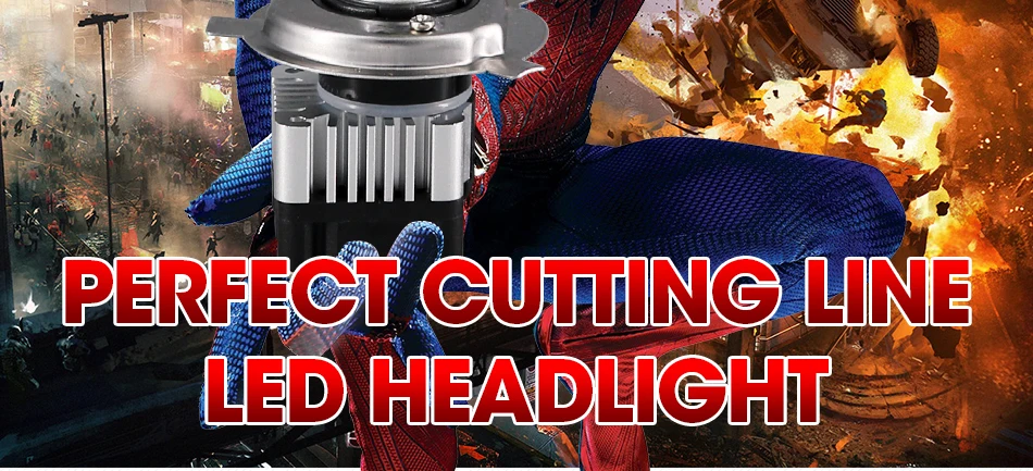 k7-c_02 2pcs H4 H7 LED Bulb Headlight CSP Chip 9005 HB3 9006 HB4 H8 H9 H11 H4 Car Auto Bulb