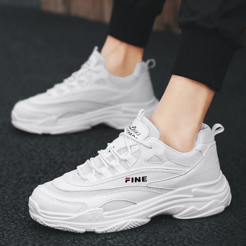 

Original Men Running Shoes Sneakers Disruptor 2 White Sneakers Cushioning Platform Breathable Athletic Sports Triple-S Walking