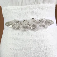 Хрустальный свадебный пояс Кушак Алмазная Вишивка для выпускного вечера Необычные платья из бисера со стразами женские пояса юбилейные аксессуары