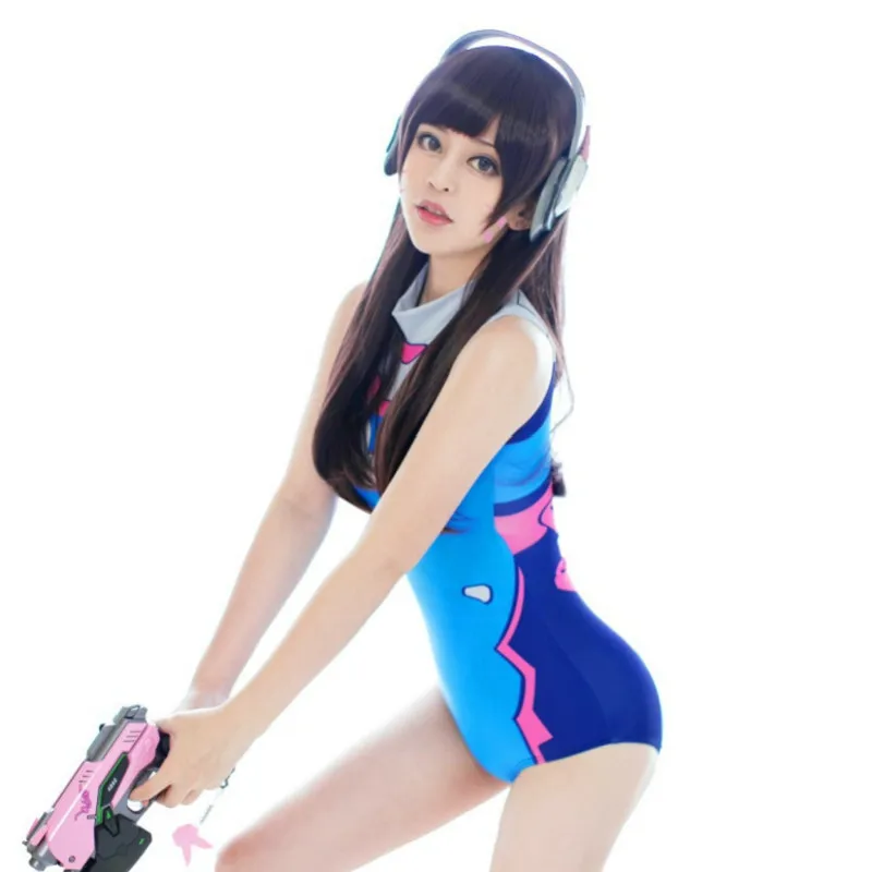 Сексуальный купальник Overwatch OW D.Va купальный костюм дизайнерский цельный игровой